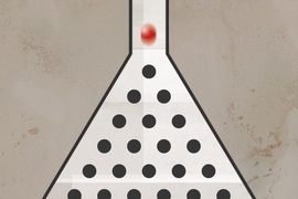 The Aaronson-Arkhipov sampling experiment can be thought of as the quantum-optical equivalent of a Galton board, a 19th-century device invented to illustrate some basic principles of probability theory.