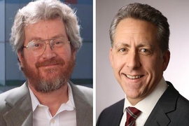 Sandy Pentland (left) and Ian Waitz