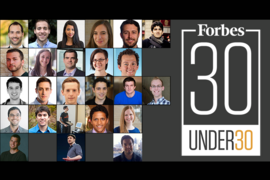 MIT affiliates were well represented in the 2016 Forbes 30 Under 30, honoring young leaders.