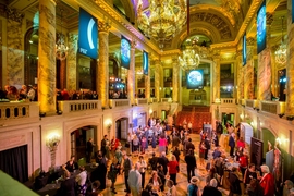 More than 1,000 MIT alumni and friends celebrated the MIT Campaign for a Better World at the Boch Center Wang Theatre in downtown Boston on Sept. 28.