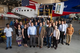 Dozens of Lincoln Laboratory staff members spanning five of the laboratory's technical divisions worked on the lidar mapping effort in Puerto Rico.