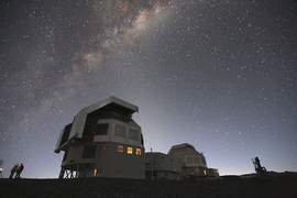 The Magellan Telescopes at Las Campanas Observatory, Chile, where some of the new research on the Segue 1 galaxy was conducted.
