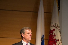  The Kendall Square Association held its seventh annual meeting Wednesday morning with guest speaker Massachusetts Gov. Charlie Baker.