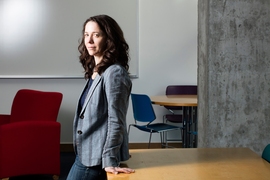 “I’m really loving MIT so far,” MIT philosophy professor Tamar Schapiro says. “The philosophy department here has a reputation as being the friendliest in the country, and it’s really true. People enjoy it, and that creates a virtuous cycle.”
