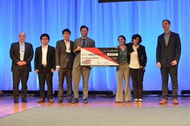The team change:WATER Labs won a $5,000 Audience Choice award.