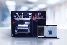 MIT spinout New Valence Robotics (NVBOTS) has brought to market the only fully automated commercial 3-D printer that’s equipped with cloud-based queuing and automatic part removal, making print jobs quicker and easier for multiple users, and dropping the cost per part.