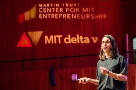 The event’s keynote speaker was delta v alumna Shireen Yates, co-founder of Nima, which is developing a portable gluten detector. “The delta v accelerator helped catapult us in the most efficient way to where we are now,” she said.
