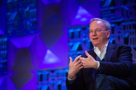 Eric Schmidt, the former executive chairman of Google's parent company, Alphabet, and a founding advisor to the Intelligence Quest, said MIT is positioned to turn Cambridge into an AI center. "We are auguring the Age of Intelligence right here," he said.
