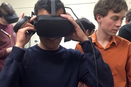 In MIT's hands-on humanities class CMS.339 (Virtual Reality and Immersive Media Production), students are grappling with multiple dimensions of making virtual reality, from technical challenges, to philosophical questions, to the art of storytelling.  