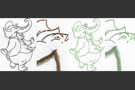MIT researchers have developed an algorithm that traces intersections in sketches without error. This could save digital artists significant time and frustration when vectorizing an image for animation, marketing logos, and other applications.