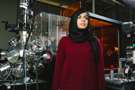 Takian Fakhrul, a fourth-year PhD student in MIT's Department of Materials Science and Engineering.