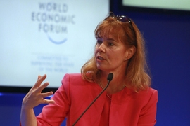 Cadenza Innovation Founder and CEO Christina Lampe-Onnerud at the World Economic Forum’s Annual Meeting of the New Champions