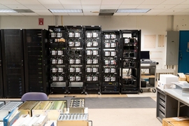 The correlator, developed at MIT’s Haystack Observatory, is a supercomputer designed to take in and analyze enormous streams of data from each of EHT’s telescopes.