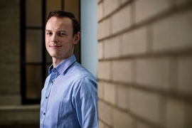 MIT senior Jakub Chudik became interested in medical technology, especially related to cancer, after his younger brother, who was a toddler at the time, was diagnosed with cancer during Chudik’s first year of high school.