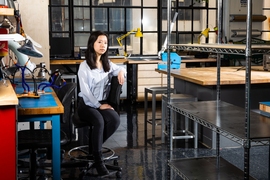 Fusing art, science, and product design, senior Jierui Fang has followed — and sometimes created — her own path at MIT. “I like the idea of having a job that involves design for people who are not traditionally served by design,” she says.