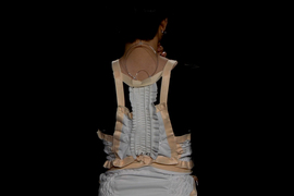 undergarment that singers can wear to monitor and play back the movement of respiratory muscles