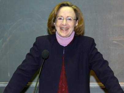 MIT president Susan Hockfield smiled at the ovation she received prior to addressing the crowd at the MIT Program in Women's Studies 20th Anniversary symposium on Saturday, Feb 12. <a onclick="MM_openBrWindow('women-hockfield-enlarged.html','','width=509, height=583')">
<span onmouseover="this.className='cursorChange';">Open image gallery</span>
</a>
<noscript> <a href="women-hockfield-enlarged...