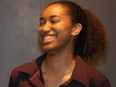 Alia Burton '05 was one of two women awarded the Albert  G. Hill Prize. Not pictured is Cecilia Henriquez '05.