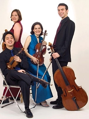 The Jupiter String Quartet will perform with MIT violist Marcus Thompson on Sunday, Oct. 1, in Kresge Auditorium, as part of a concert series commemorating the 250th anniversary of Mozart's birth.