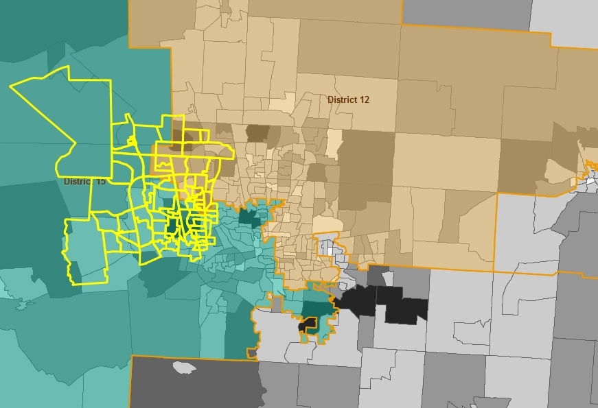 DistrictBuilder map screenshot
