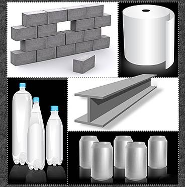 Graphic showing raw materials