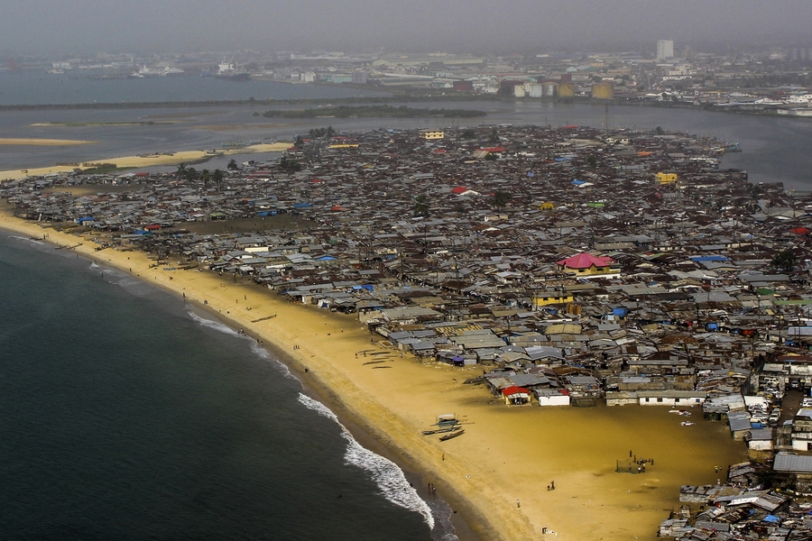 Home to 75,000 people, the West Point section of Monrovia, Liberia, is the site of some of Lily Tsai’s current research.