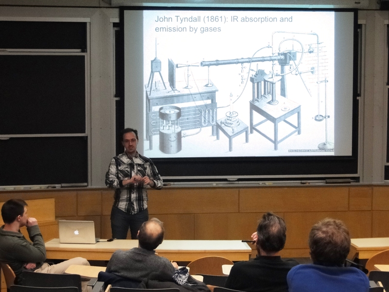 Jareth Holt, a graduate student in the Department of Earth, Atmospheric and Planetary Science