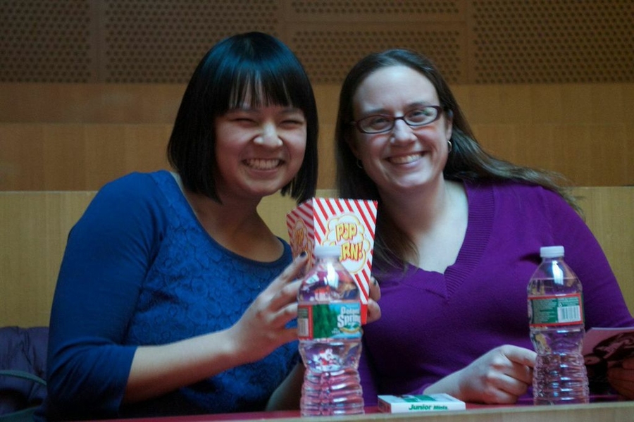 Third-place winner Jen Nguyen (right) celebrates her victory!