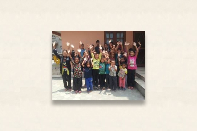 "We were affected but we cannot be unhappy. Bloom Nepal spirit!"