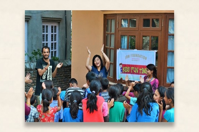 Post-earthquakes, students tried art therapy such as music, dancing, and drawing.