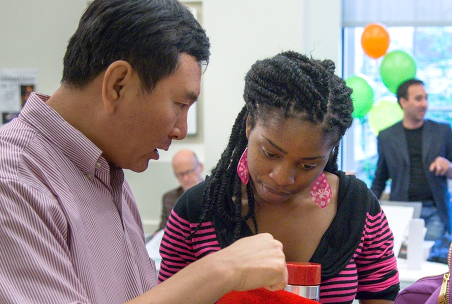 Students especially value the chance to talk directly with faculty at the TOUR de SHASS.