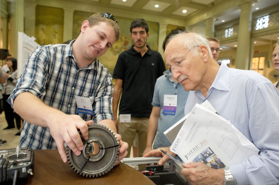 MIT graduate students in mechanical engineering shared their research at the Mechanical Engineering Research Exhibition.