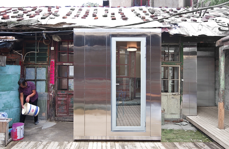 Essentially a house within a house, the Courtyard House Plug-In from alumnus James Shen and The People's Architecture Office is an innovative approach to repurposing dilapidated buildings in Beijing’s old neighborhoods.
