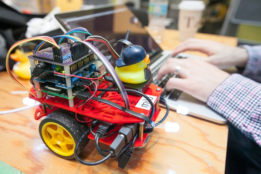 The Duckiebot platform is open-source and costs between $100 and $200 to build.