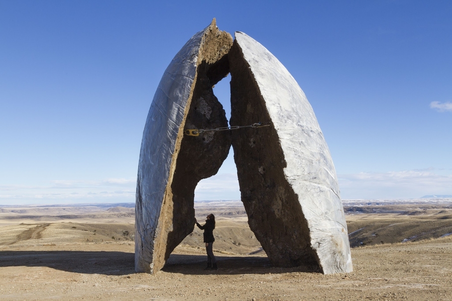 "Supraextructures versus Structures of Landscape” is an installation from Ensamble Studio, headed by Professor Antón García-Abril and MIT research scientist Débora Mesa.