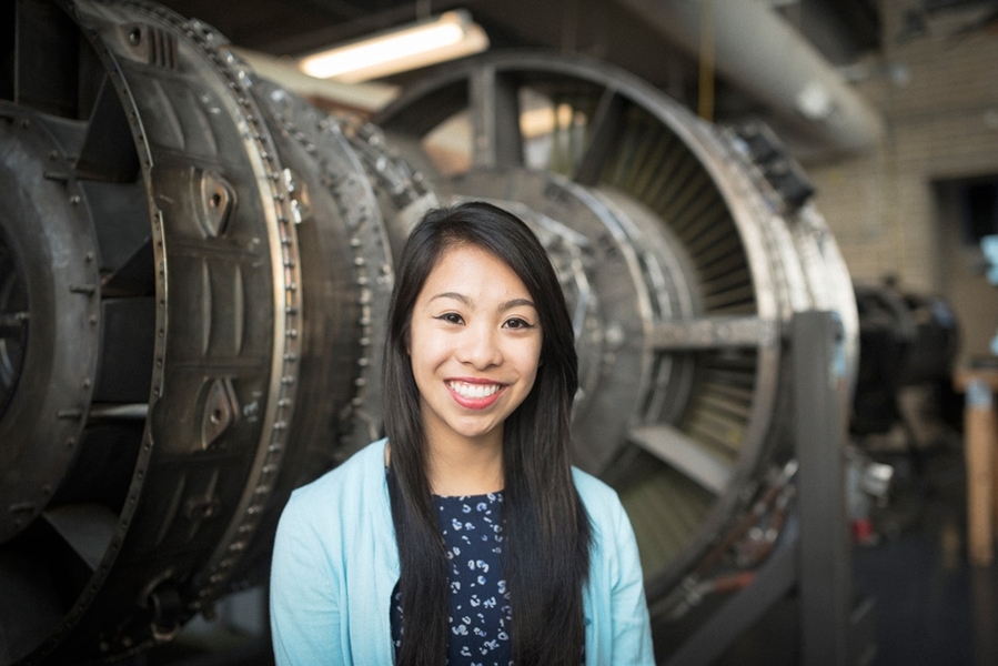 Aerospace engineering involves a combination of disciplines, Raichelle Aniceto says: “You have to understand the mechanical structure, but you also have to know the code and software, as well as the systems. And on top of that, you have to learn the physics to make things fly.”