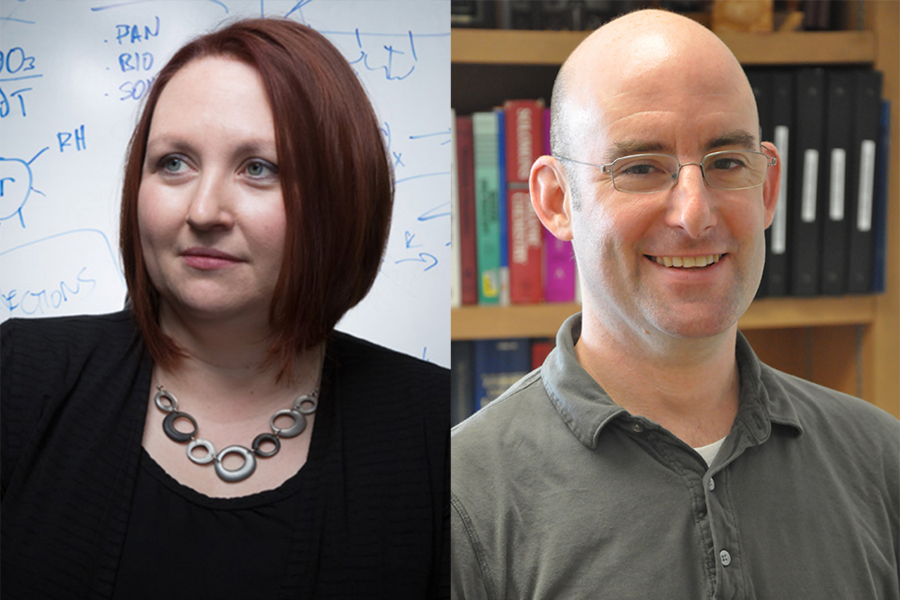 Department of Civil and Environmental Engineering professors Colette Heald (left) and Jesse Kroll assumed new leadership appointments.