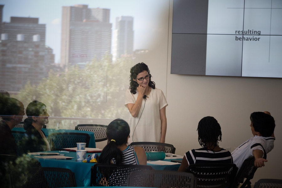 Lourdes Alemán, research scientist in MIT’s Office of Digital Learning and Department of Biology led the breakout session, "How to Succeed at MIT and Beyond: Developing a Growth Mindset."