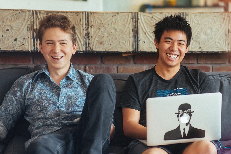 Ever since meeting in an MIT Media Lab first-year program, seniors Guillermo Webster (left) and Kevin Kwok have been close friends and collaborators. Two years ago, they created “Project Naptha,” browser extension software for Google Chrome, that currently has more than 200,000 users.