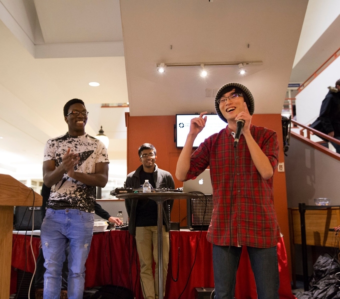 Live music at the OpenMind::OpenArt gallery opening