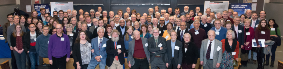 EAPS and former Department of Meteorology students, faculty, friends, and colleagues gathered to share stories about Lorenz and Charney.