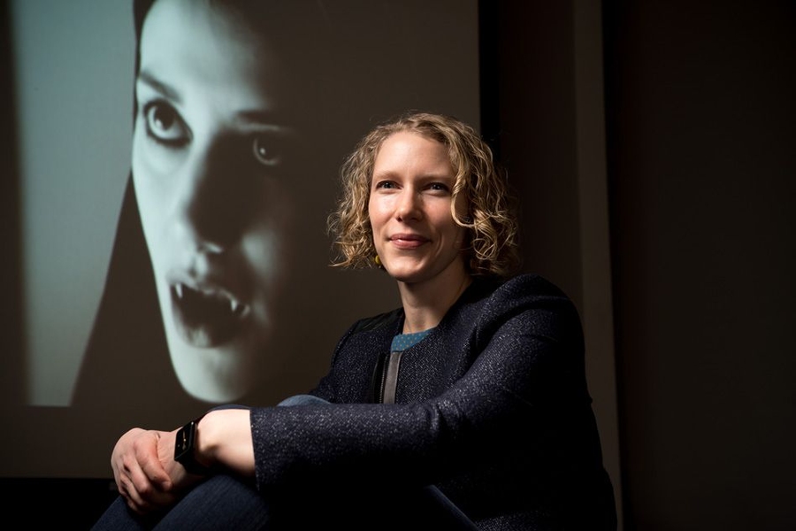Eugenie Brinkema, an associate professor of literature, is an expert on the formal properties of films: their use of light, color, sound, time, and other structural elements that convey sensations and ideas.