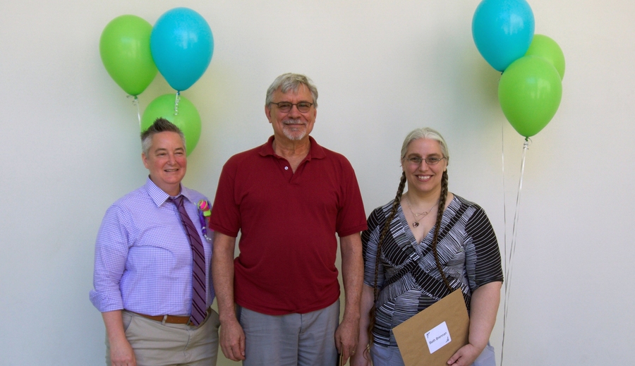 Left to right: Chris Bourg, Rich Wenger, Beth Brennan