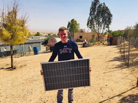 MISTI and graduating MIT Sloan Master of Finance student, Lukas Kamphausen working in the Middle East