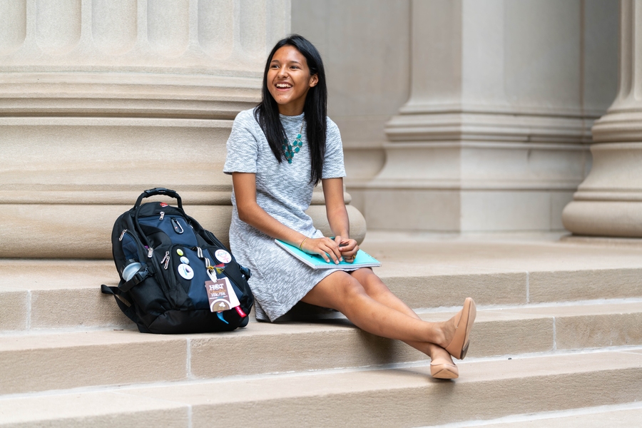 Catlina Romero says she plans to volunteer for MITES so that she can help others, like herself, find a way to MIT.