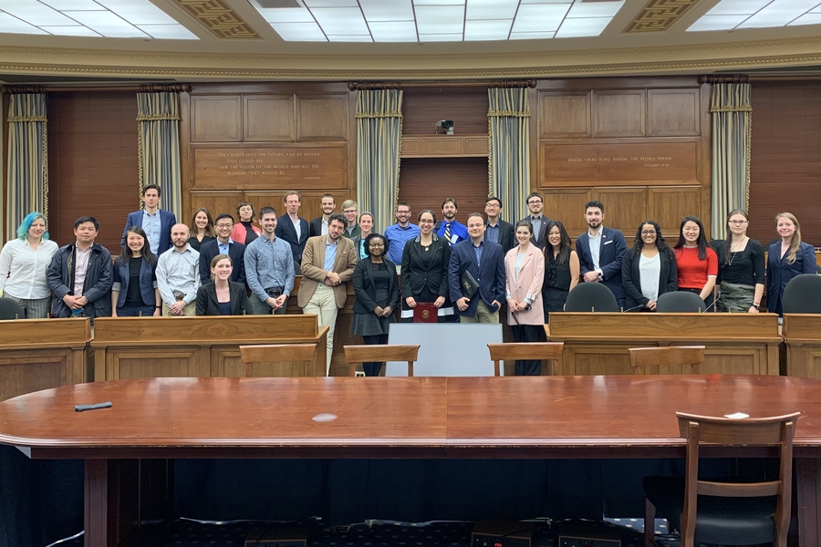 An MIT delegation met with 69 offices of the U.S. Senate and House of Representatives from 23 states, including staff from the House Committee on Science, Space, and Technology.