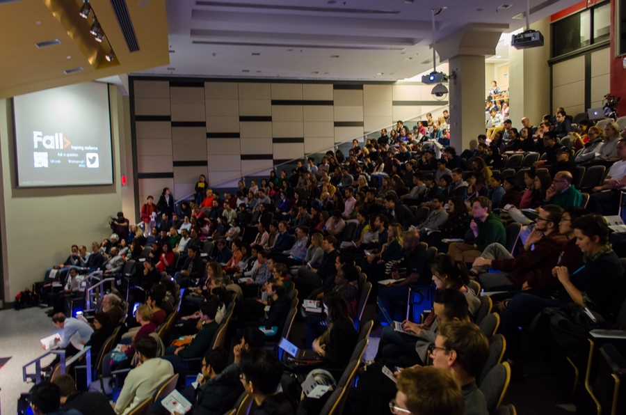 350-400 people attended each of the three FAIL! Conferences, held every semester since spring 2018.