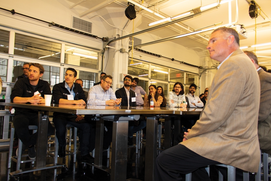 Over 70 people attended the panel “Envisioning the Future of Technology-Enabled Mobility,” held at the International Design Center.