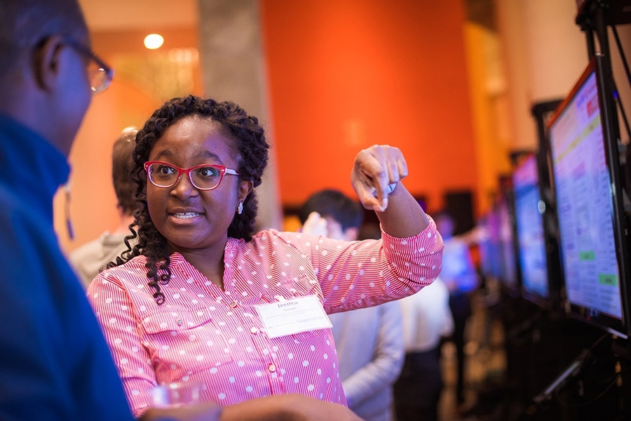 Jessica Quaye, an EECS senior and Analog Devices SuperUROP scholar, is working on a project designed to enable next-generation product design and customization by building software to analyze the way consumers use specific products.