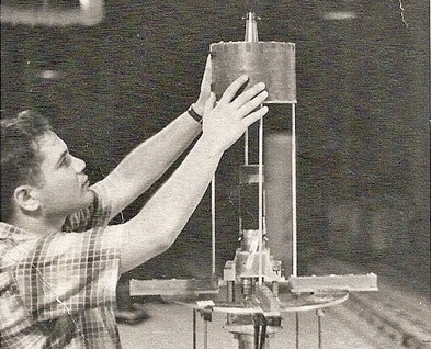 Aron Bernstein performs an experiment at Princeton University.